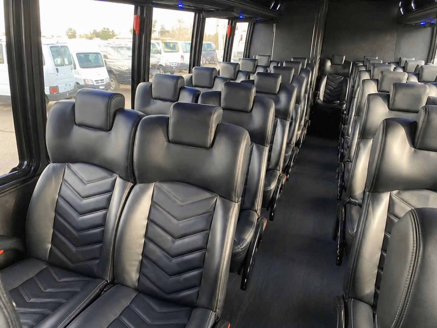 18 passenger minibus inside