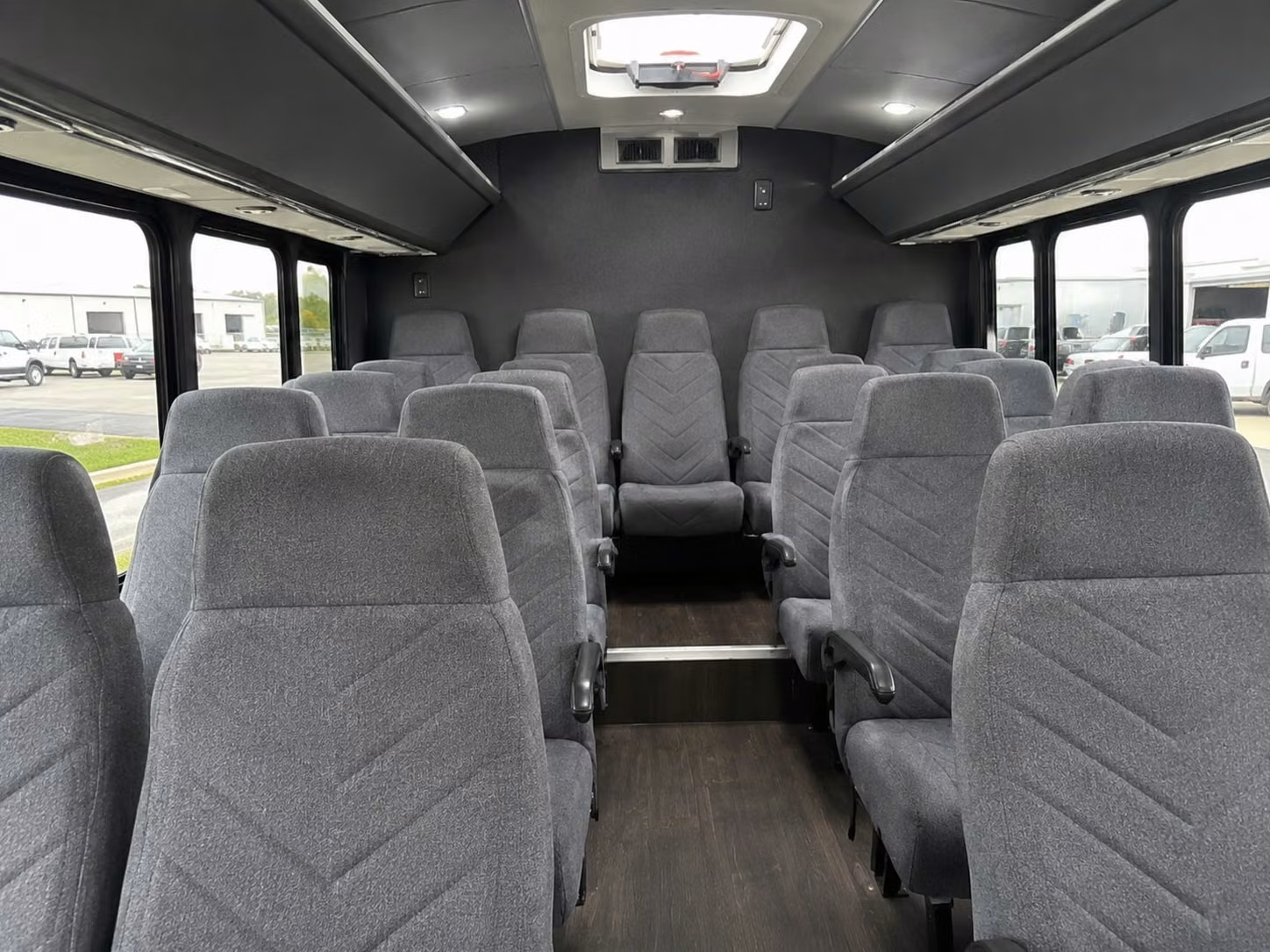 20 passenger minibus interior