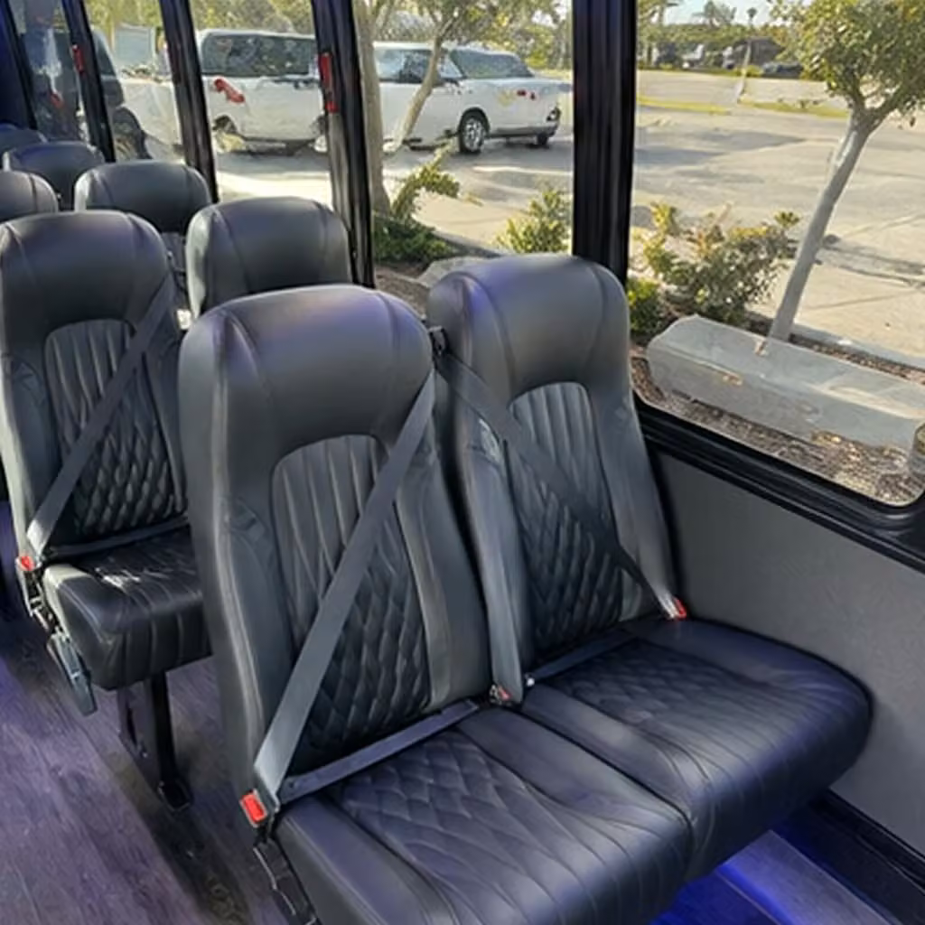 25 passenger minibus interior