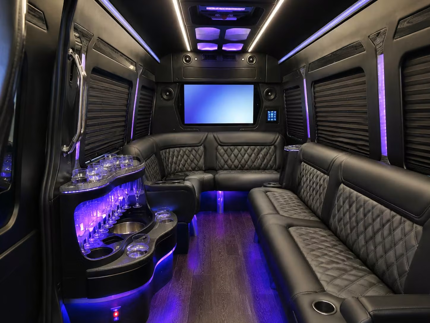 corporate groups and conference shuttles heading out of west jordan