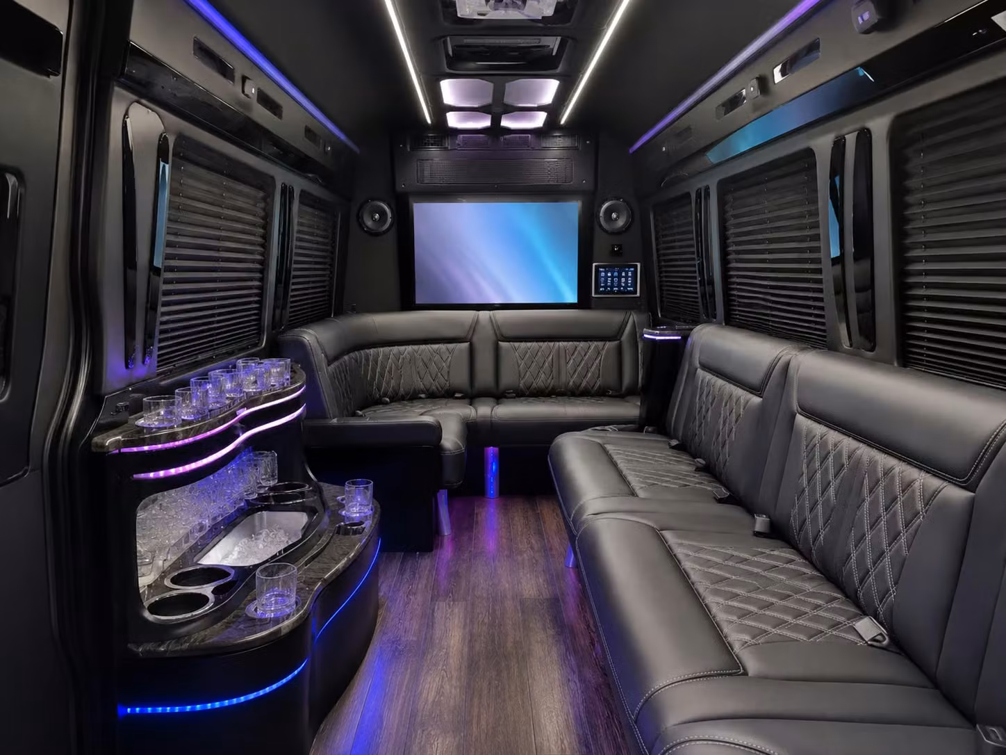 prom night dinner and venue shuttle transportation in west jordan
