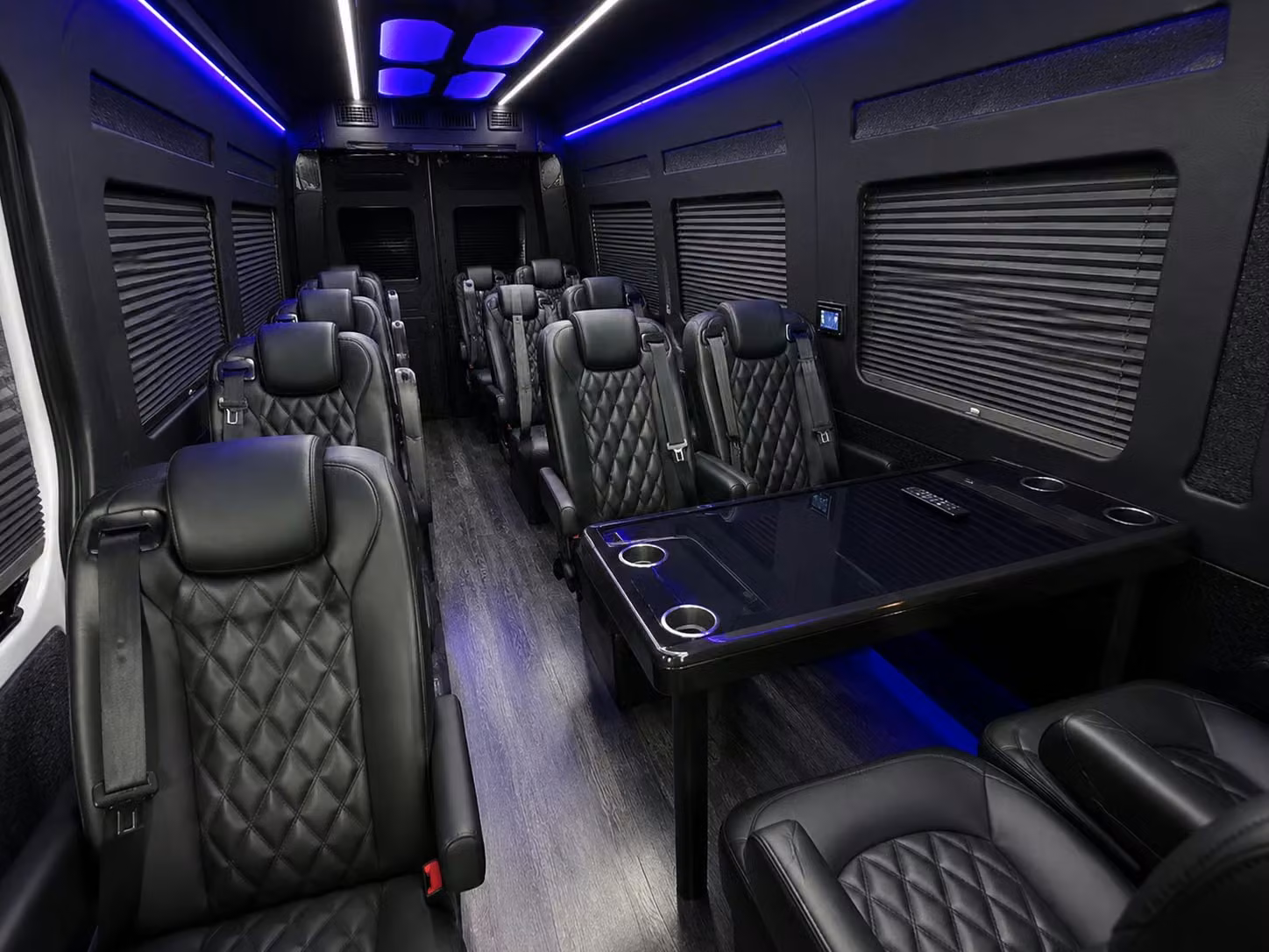 sprinter van with driver inside